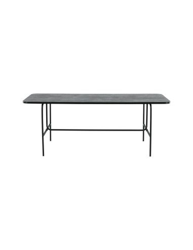 Matbord Uno, 200 × 90 cm, Svart