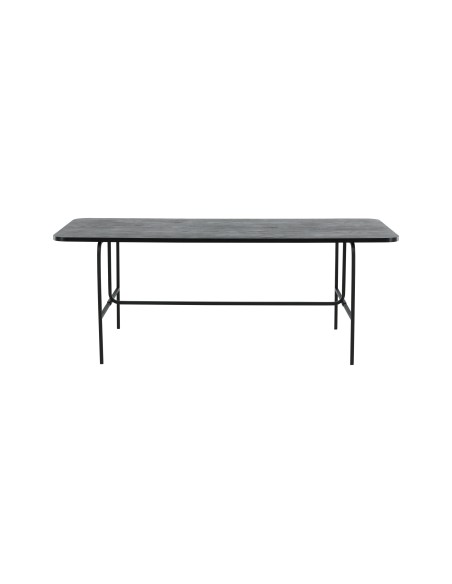 Matbord Uno, 200 × 90 cm, Svart