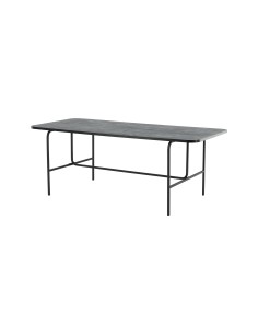 Matbord Uno, 200 × 90 cm, Svart 2