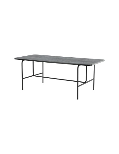 Matbord Uno, 200 × 90 cm, Svart