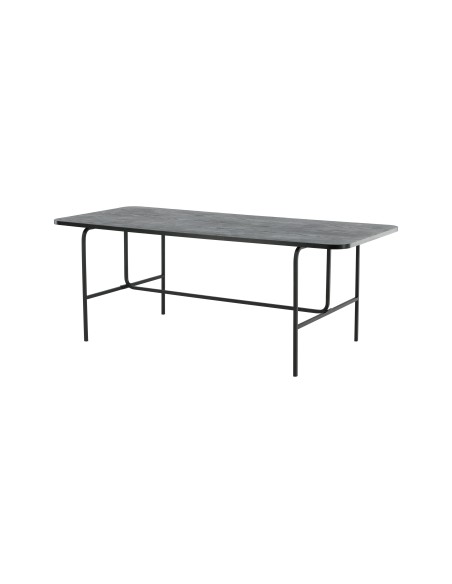 Matbord Uno, 200 × 90 cm, Svart