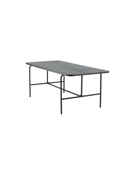 Matbord Uno, 200 × 90 cm, Svart