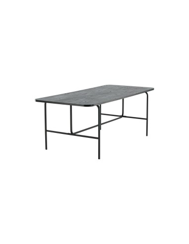 Matbord Uno, 200 × 90 cm, Svart