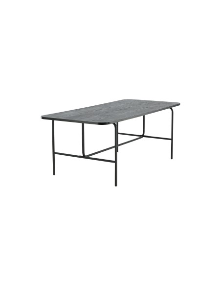 Matbord Uno, 200 × 90 cm, Svart