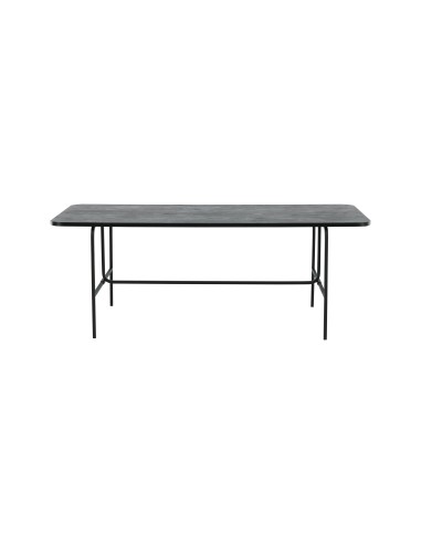 Matbord Uno, 200 × 90 cm, Svart