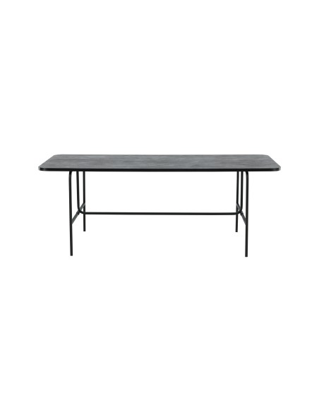 Matbord Uno, 200 × 90 cm, Svart