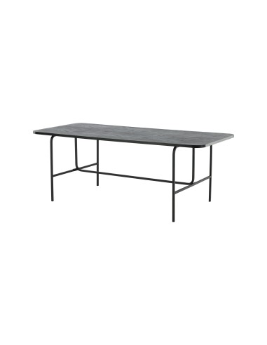 Matbord Uno, 200 × 90 cm, Svart