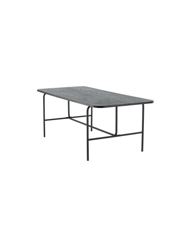 Matbord Uno, 200 × 90 cm, Svart