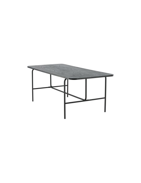 Matbord Uno, 200 × 90 cm, Svart
