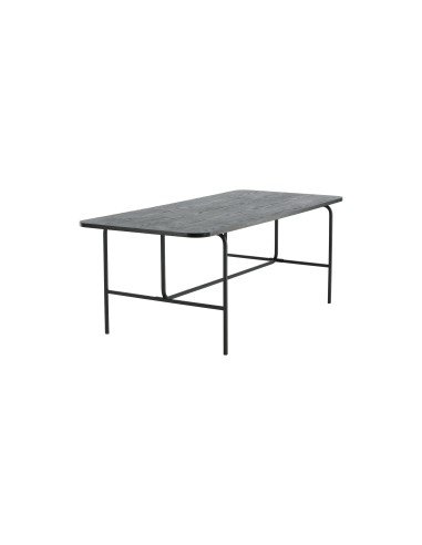 Matbord Uno, 200 × 90 cm, Svart