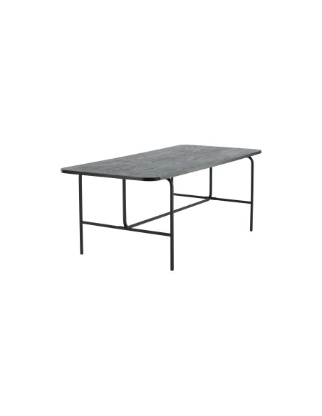 Matbord Uno, 200 × 90 cm, Svart