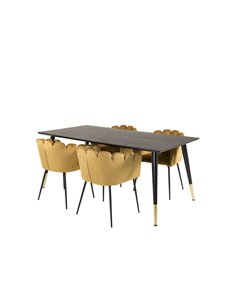 Matgrupp Dipp med Limhamn matstolar, 180 × 90 cm 2