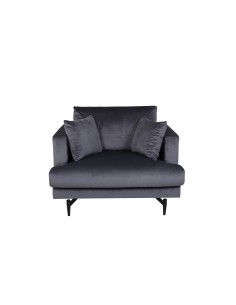 Fåtölj Sofia, 104 × 92 cm, Dark Grey
