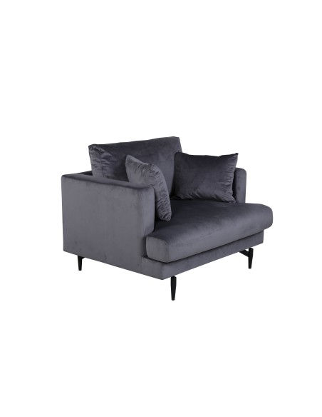 Fåtölj Sofia, 104 × 92 cm, Dark Grey