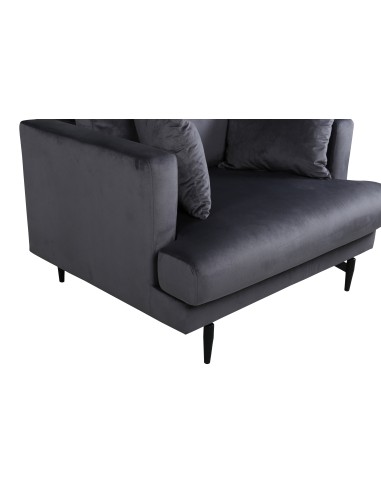 Fåtölj Sofia, 104 × 92 cm, Dark Grey