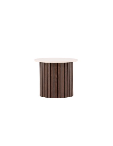 Runt sidobord Visingsö, Ø52 cm, Beige
