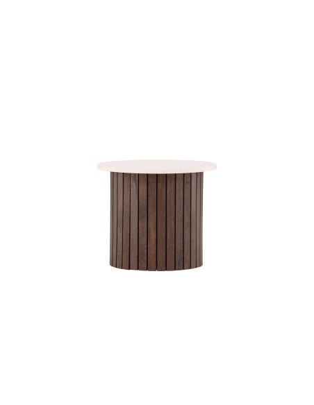 Runt sidobord Visingsö, Ø52 cm, Beige