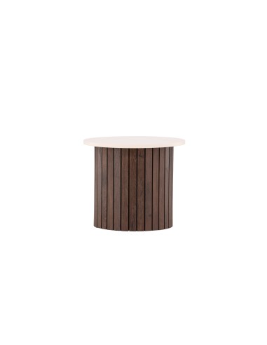 Runt sidobord Visingsö, Ø52 cm, Beige