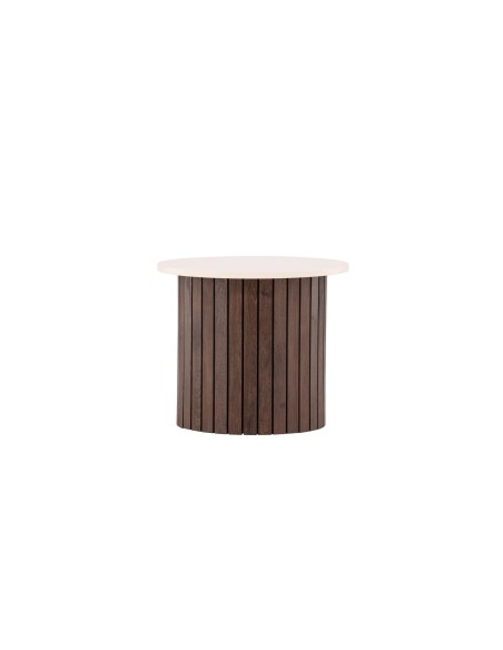 Runt sidobord Visingsö, Ø52 cm, Beige