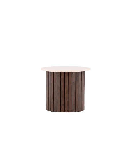 Runt sidobord Visingsö, Ø52 cm, Beige