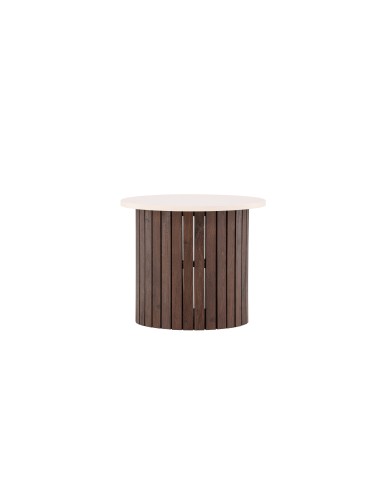 Runt sidobord Visingsö, Ø52 cm, Beige