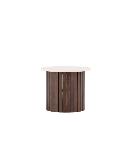 Runt sidobord Visingsö, Ø52 cm, Beige