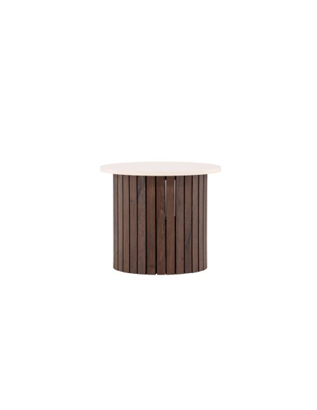 Runt sidobord Visingsö, Ø52 cm, Beige