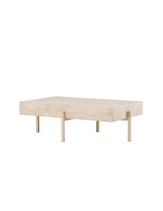 Soffbord Vadholmen, 126 × 82 cm, Vitlaserad 2