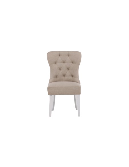 Matstol Vista, Beige/Vit