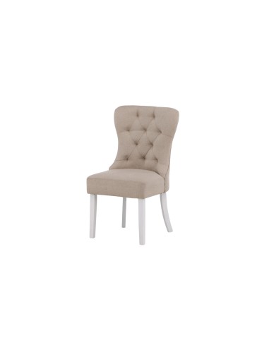 Matstol Vista, Beige/Vit
