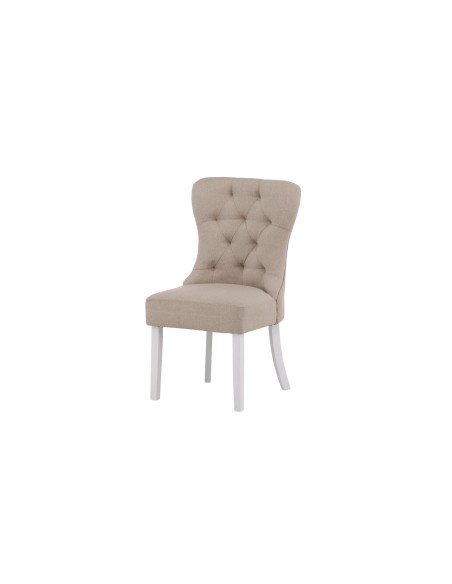 Matstol Vista, Beige/Vit