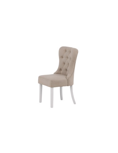 Matstol Vista, Beige/Vit