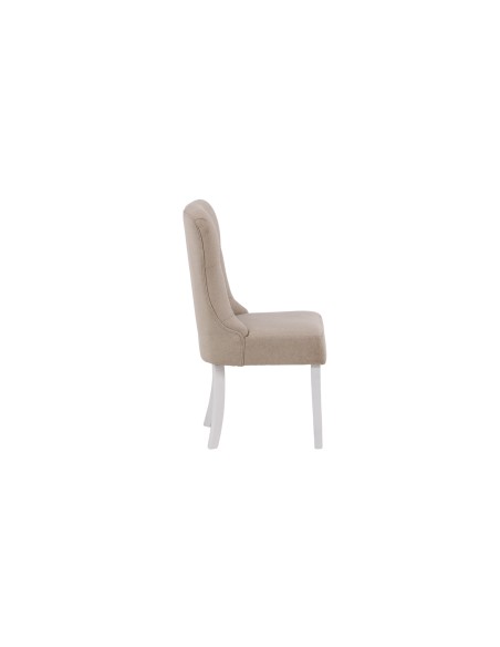 Matstol Vista, Beige/Vit