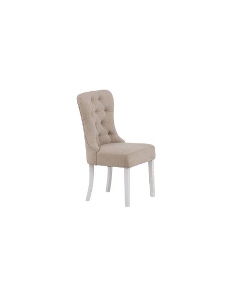 Matstol Vista, Beige/Vit