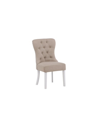 Matstol Vista, Beige/Vit