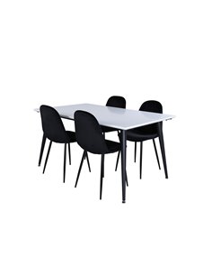 Matgrupp Jimmy med Polar matstolar, 150 × 90 cm 2