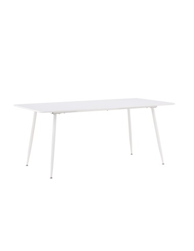 Matbord Silar, 180 × 90 cm, Vit