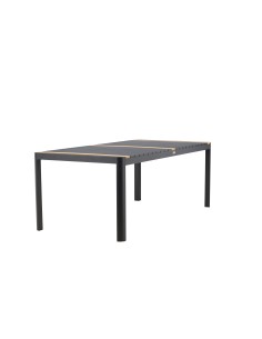 Matbord Togo, 200 × 100 cm, Svart 2