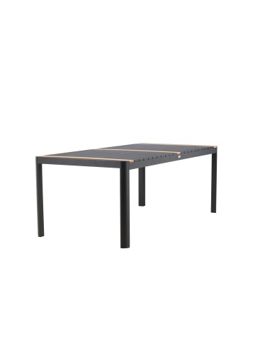 Matbord Togo, 200 × 100 cm, Svart