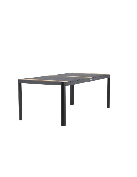 Matbord Togo, 200 × 100 cm, Svart
