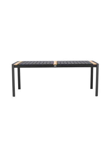 Matbord Togo, 200 × 100 cm, Svart