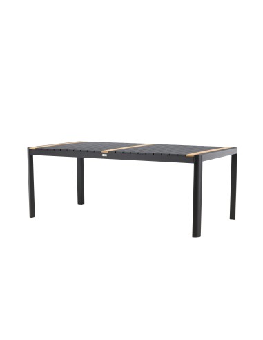 Matbord Togo, 200 × 100 cm, Svart