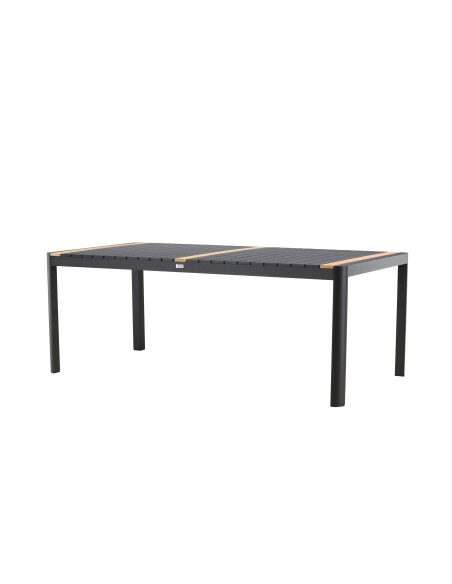 Matbord Togo, 200 × 100 cm, Svart