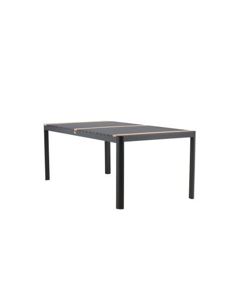 Matbord Togo, 200 × 100 cm, Svart