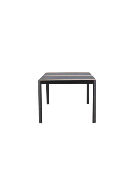 Matbord Togo, 200 × 100 cm, Svart