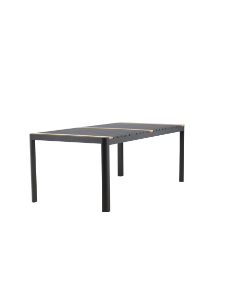 Matbord Togo, 200 × 100 cm, Svart