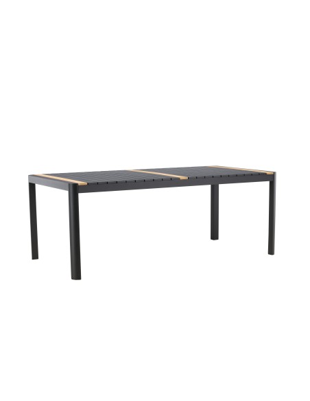 Matbord Togo, 200 × 100 cm, Svart