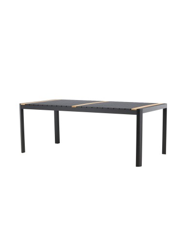 Matbord Togo, 200 × 100 cm, Svart