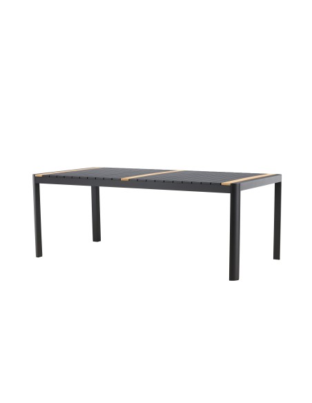 Matbord Togo, 200 × 100 cm, Svart