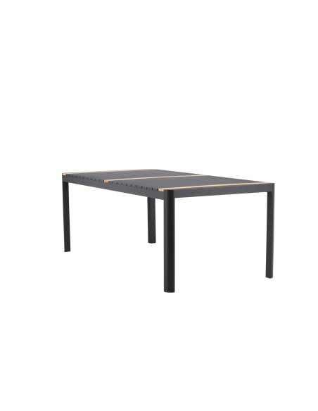 Matbord Togo, 200 × 100 cm, Svart